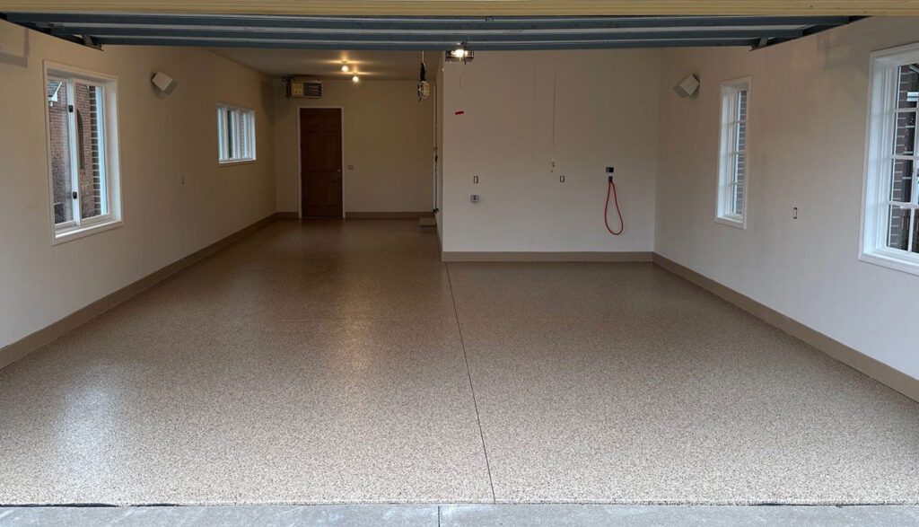 finished polyurea waterford concrete floor coating trutech concrete coatings image 1