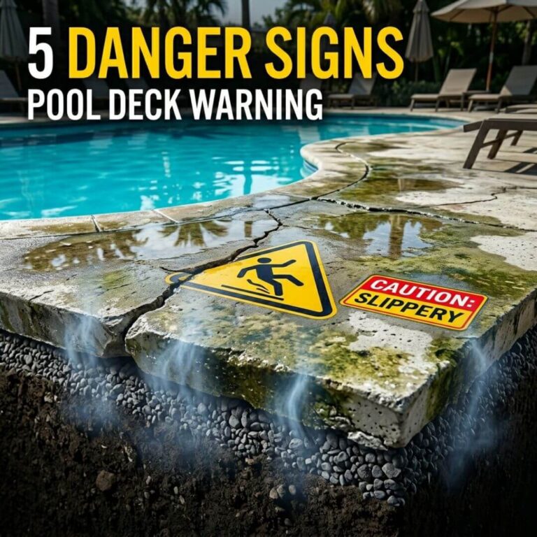 5 Signs Your Pool Deck Is Becoming Dangerous (And What to Do About It)