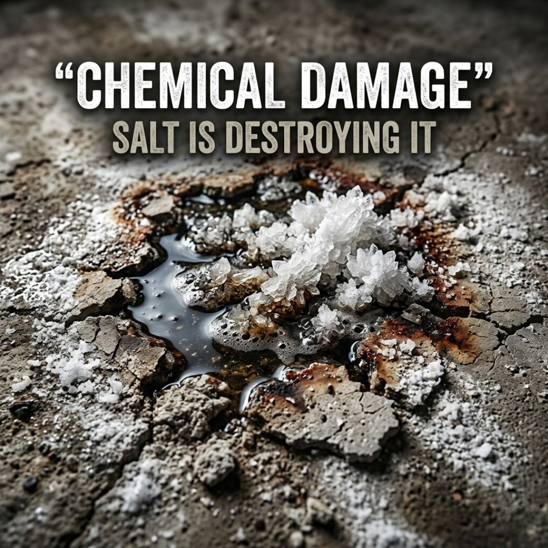 How Salt and Chemicals Accelerate Concrete Damage